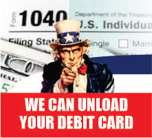 Check Cashing USA can Unload your Debit Card