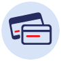 Icono de tarjetas prepagadas